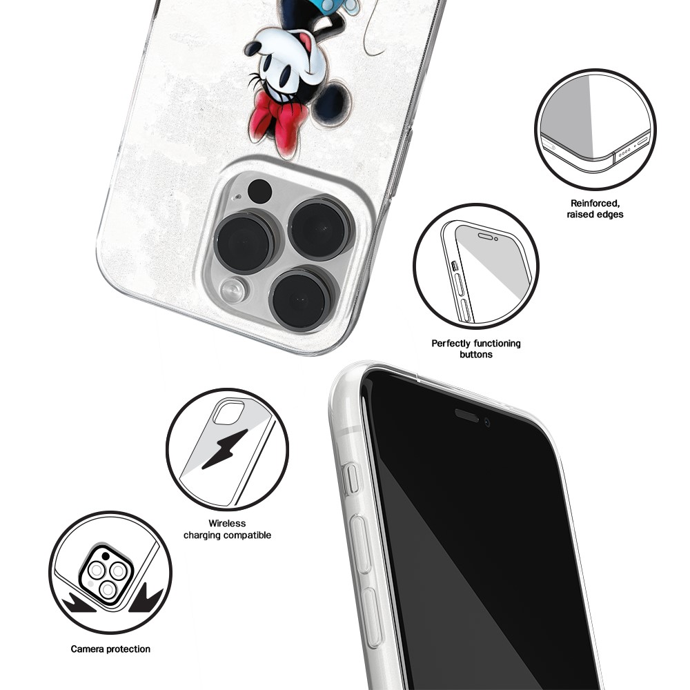 Husa de Protectie Silicon Disney Minnie Iphone 15 Pro Originala - 1 | YEO